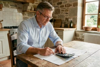 Propriétaire étudiant des documents fiscaux liés à la plus-value immobilière d'une résidence secondaire