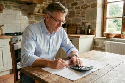 Propriétaire étudiant des documents fiscaux liés à la plus-value immobilière d'une résidence secondaire
